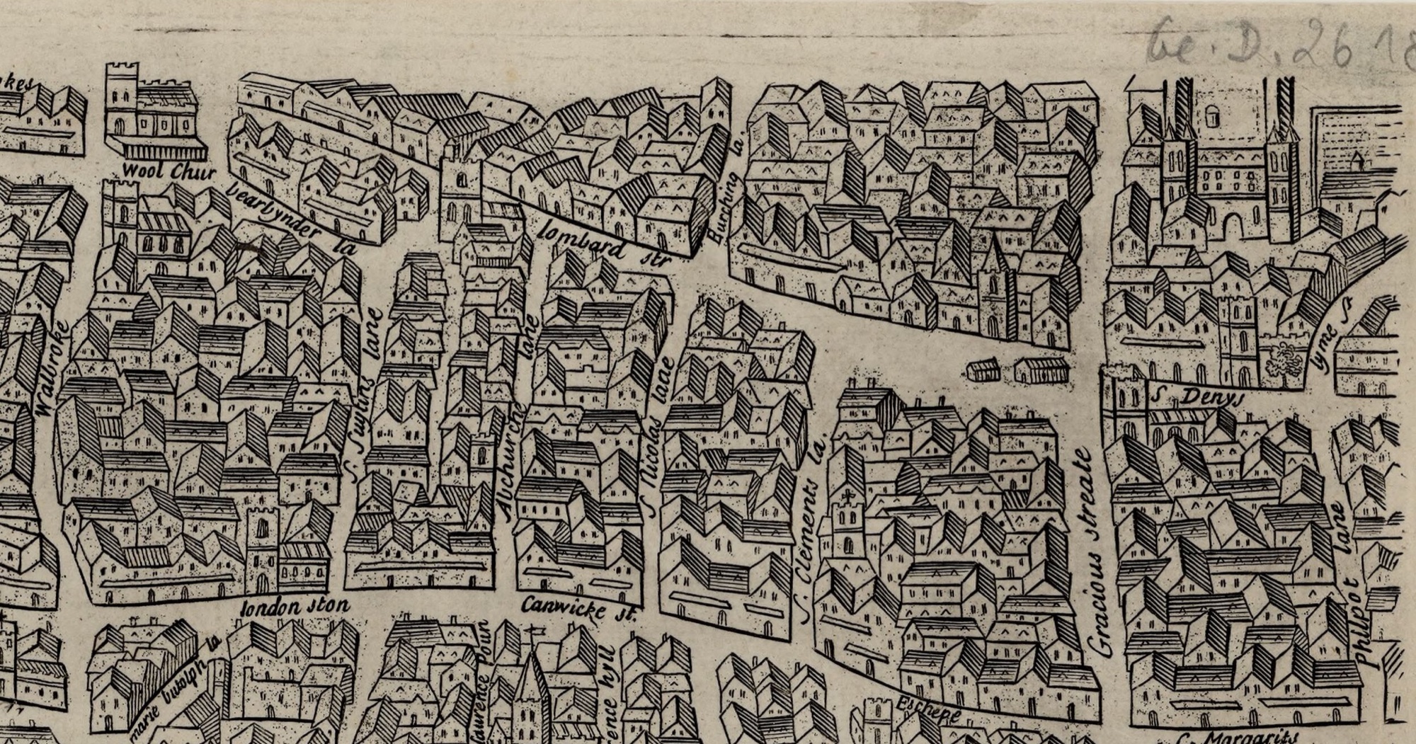 Lombard Street (open-air exchange of the Lombards)